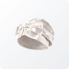 ReFa SILK NIGHTCAP SHORT PEARL リファシルクナイトキャップショートパール オーロラホワイト
