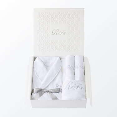 ReFa TOWEL SET リファタオルセット リファバスロー<br>ブM・バスタオル・ヘアフェイスタオル2枚セット
