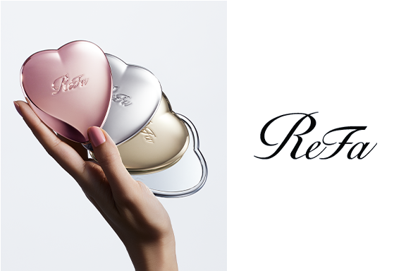 A sparkling heart-shaped touch-up mirror. “ReFa HEART MIRROR” is released on June 23, 2025.