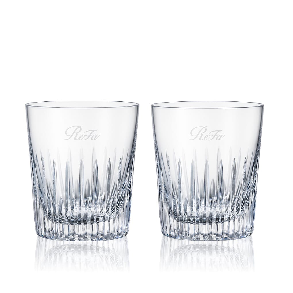 ReFa CRYSTAL 江戸切子 -EDO KIRIKO- <br>WATER GLASS PAIR SET