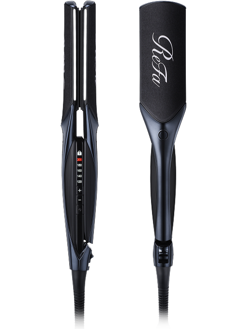 写真：ReFa POWER STRAIGHT IRON（Black）（リファパワーストレートアイロン（ブラック））