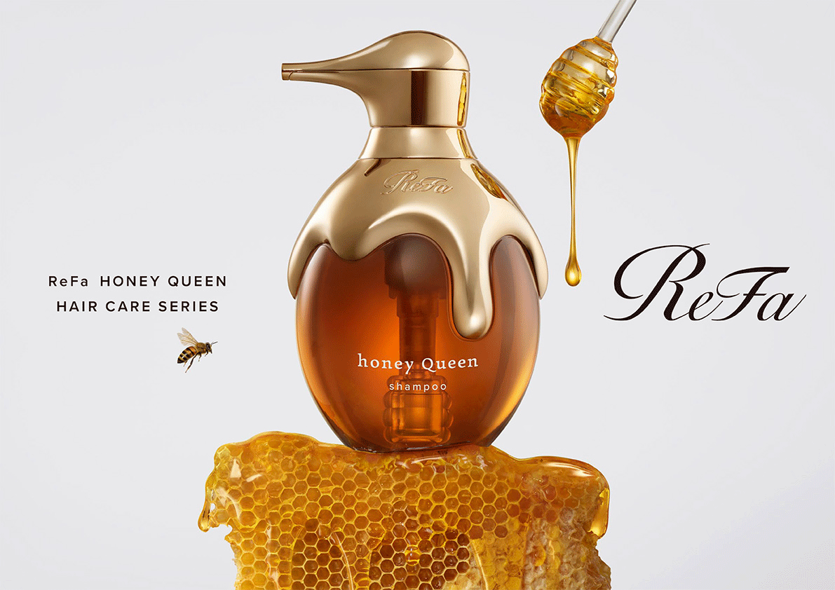 女王蜂のローヤルゼリー※1で、とろぉり濃密うるおい髪。「ReFa HONEY QUEEN HAIR CARE SERIES（リファハニークイーン ヘアケアシリーズ）」2026年2月14日(土) ReFa GINZAにて先行発売。